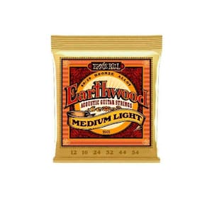 Encordoamento P-violão Aço Earthwood Media Leve 80-20 Bronze Ernie Ball 012"-054" P02003 [f108]