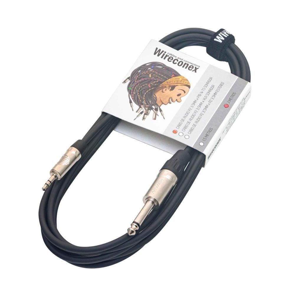 Cabo De Audio P2 P10 3 Metros P2ts 03 Wireconex [f108]
