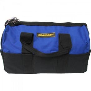 Bolsa Para Ferramentas 23 Bolsos Fechados Azul-preto Brasfort [f002]