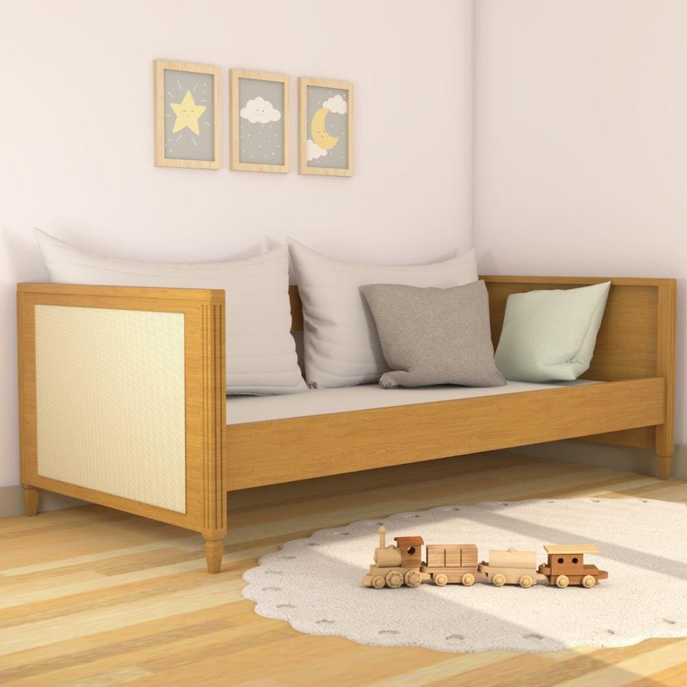 Cama Sofá Infantil Tudor Plus Timber Marrom