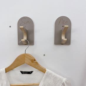 10 Ganchos de Provador loja roupas boho premium capela arco
