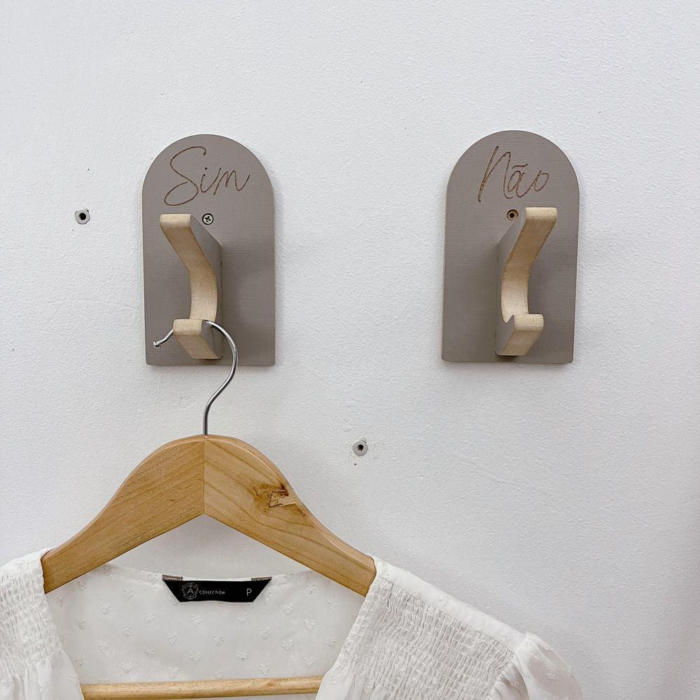 12 Ganchos de Provador loja roupas boho premium capela arco