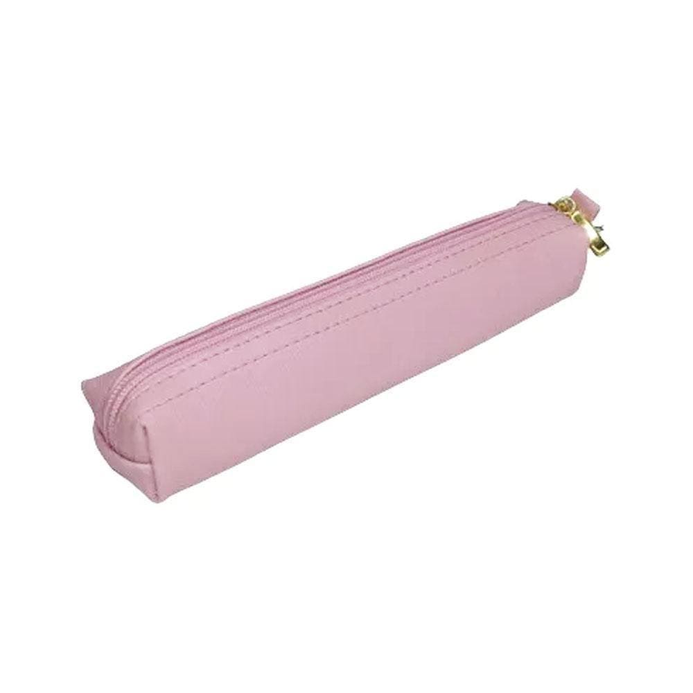 Estojo Simples Tubinho Prada Rosa Claro Pastel Fizz