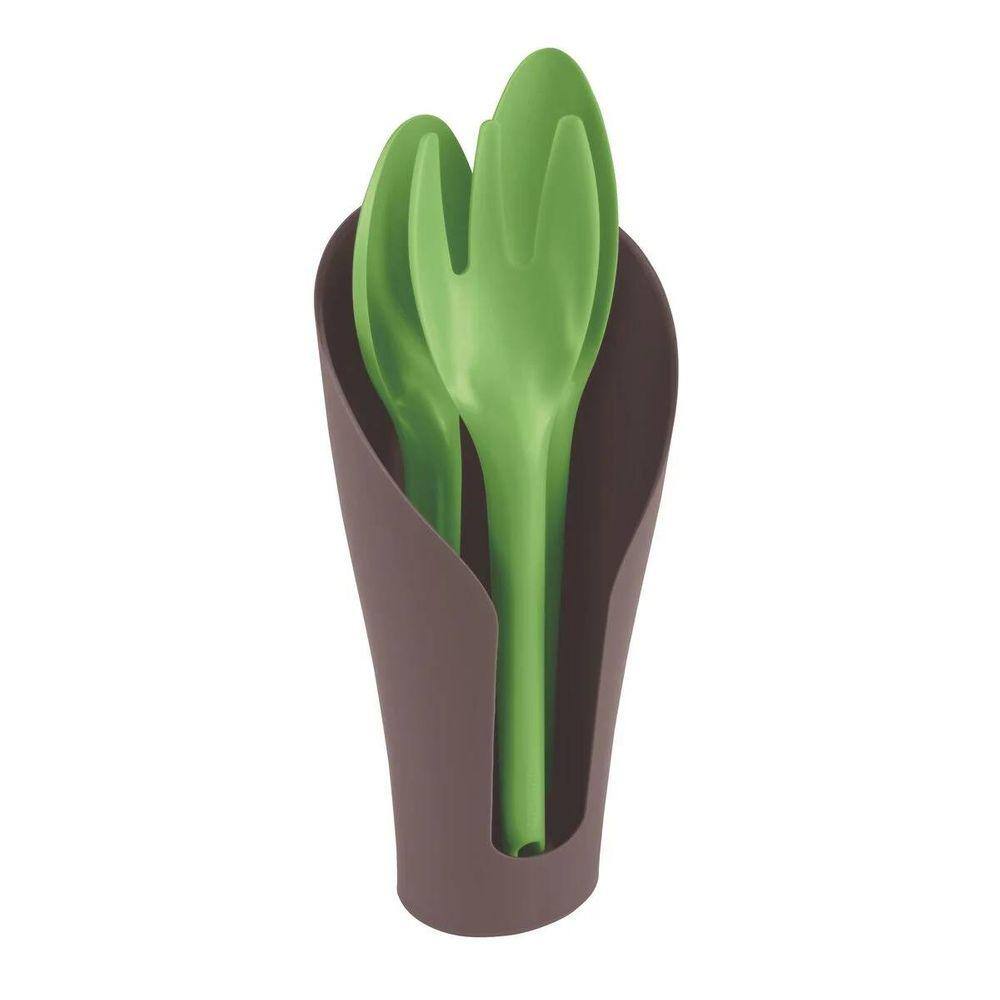 Kit para Jardinagem Cocoon Verde/Marrom (4 Peças) TRAMONTINA