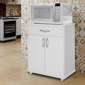 Armário 2 Portas 1 Gaveta em Mdp 302 Branco