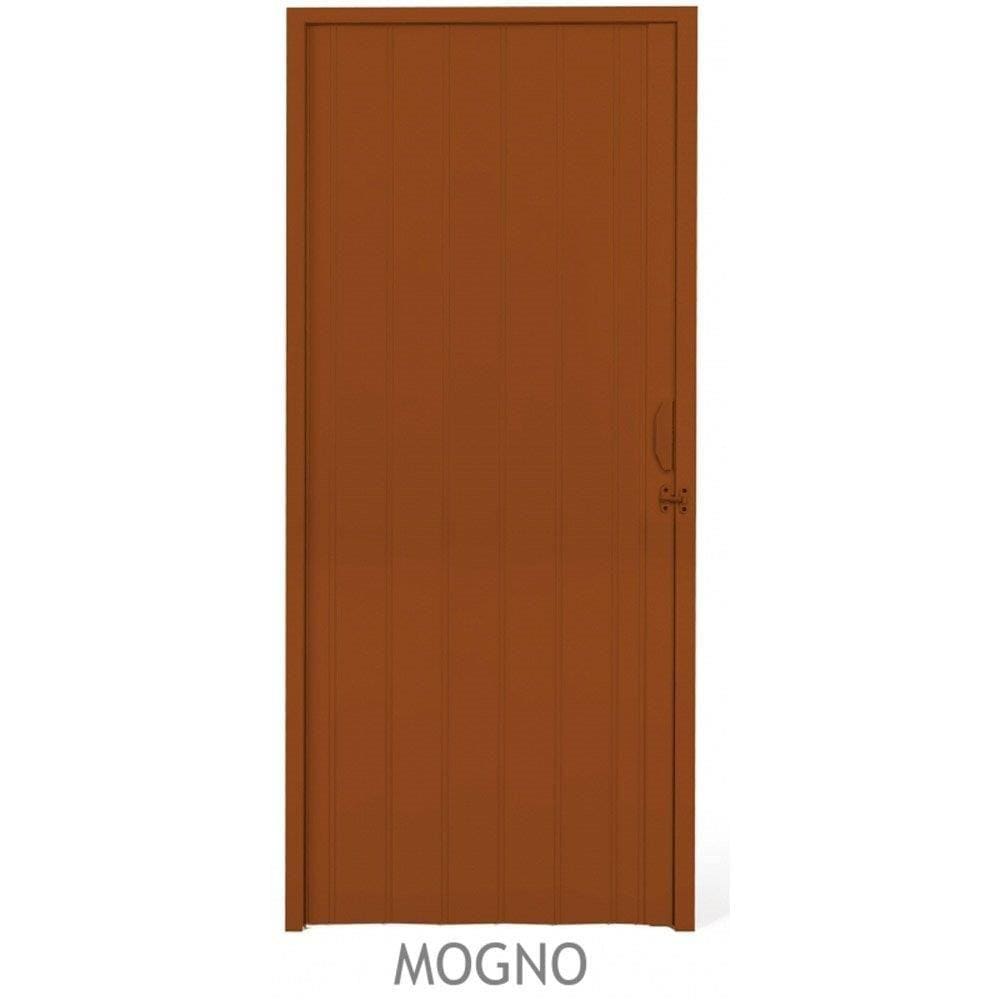 Porta Sanfonada PVC Plastilit 0,70x2,10m Mogno