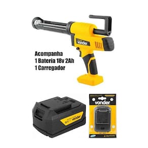 Aplicador silicone com 1 bateria 18V 2Ah IASV 1830 VONDER