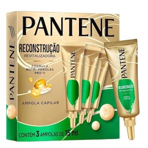 Kit Ampolas Pantene Reconstrução Revitalizadora 15Ml C/3