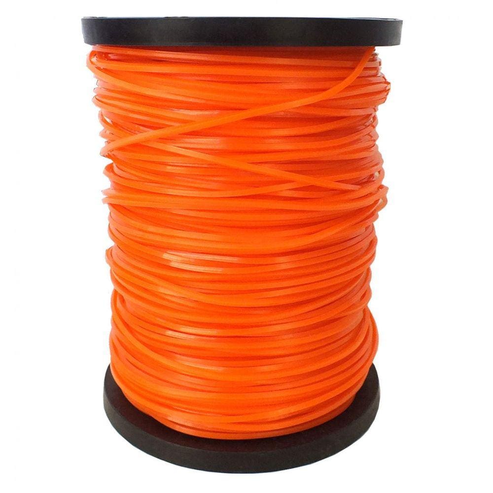 Rolo de Fio de Nylon 3mm 226 Metros Quadrado para Roçadeira Spin Vulcan Laranja