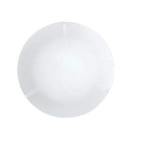 Plafon Redondo 30 Cm 2 Lâmpadas E27 Branco