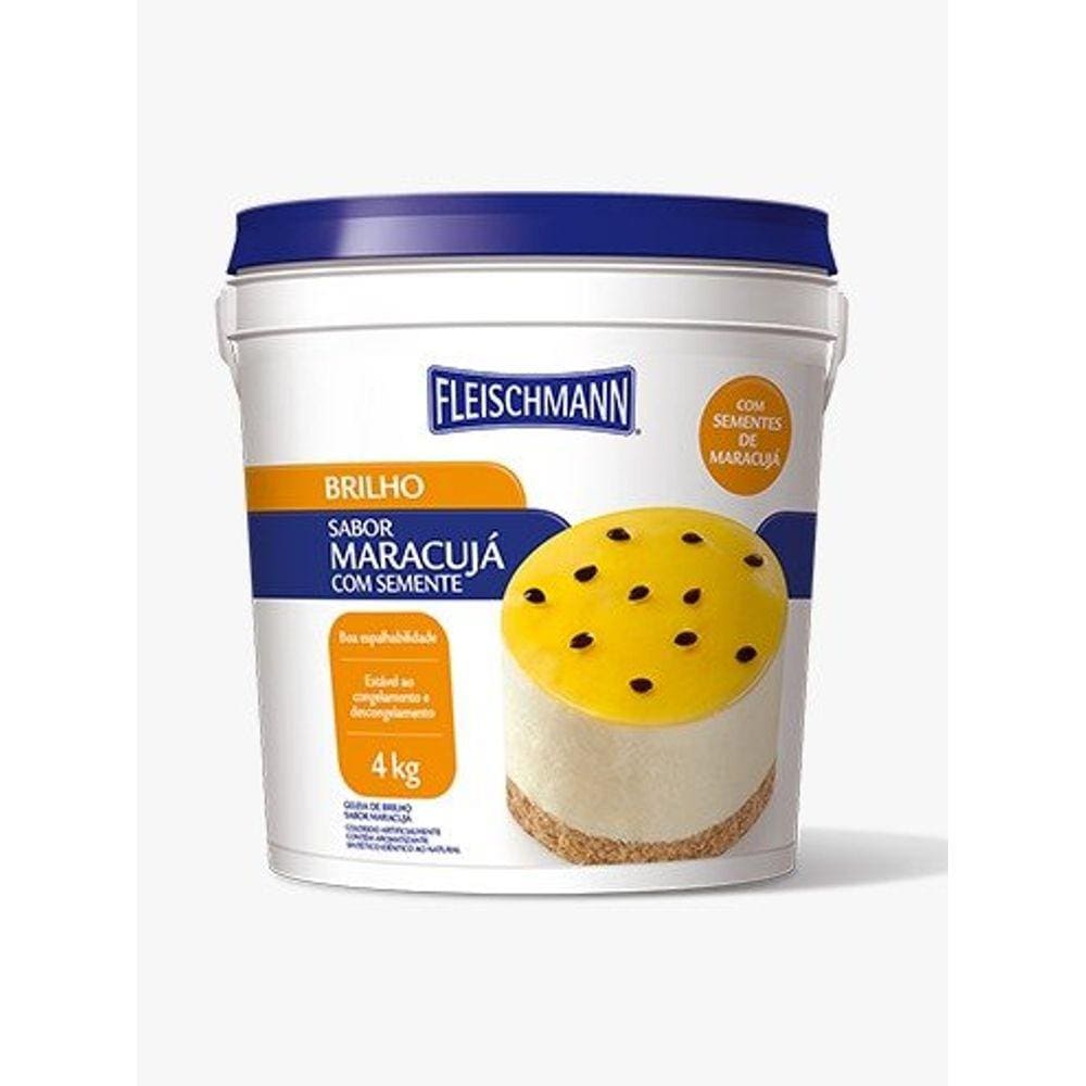Geleia Maracujá Com Semente 4kg - Fleischmann