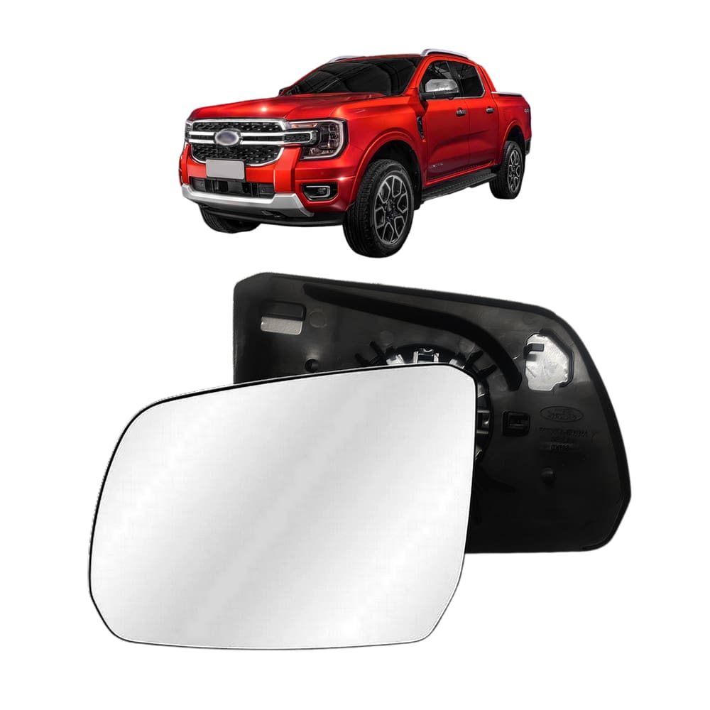 Lente Retrovisor Com Base Ranger 2023> Sem Sensor Motorista