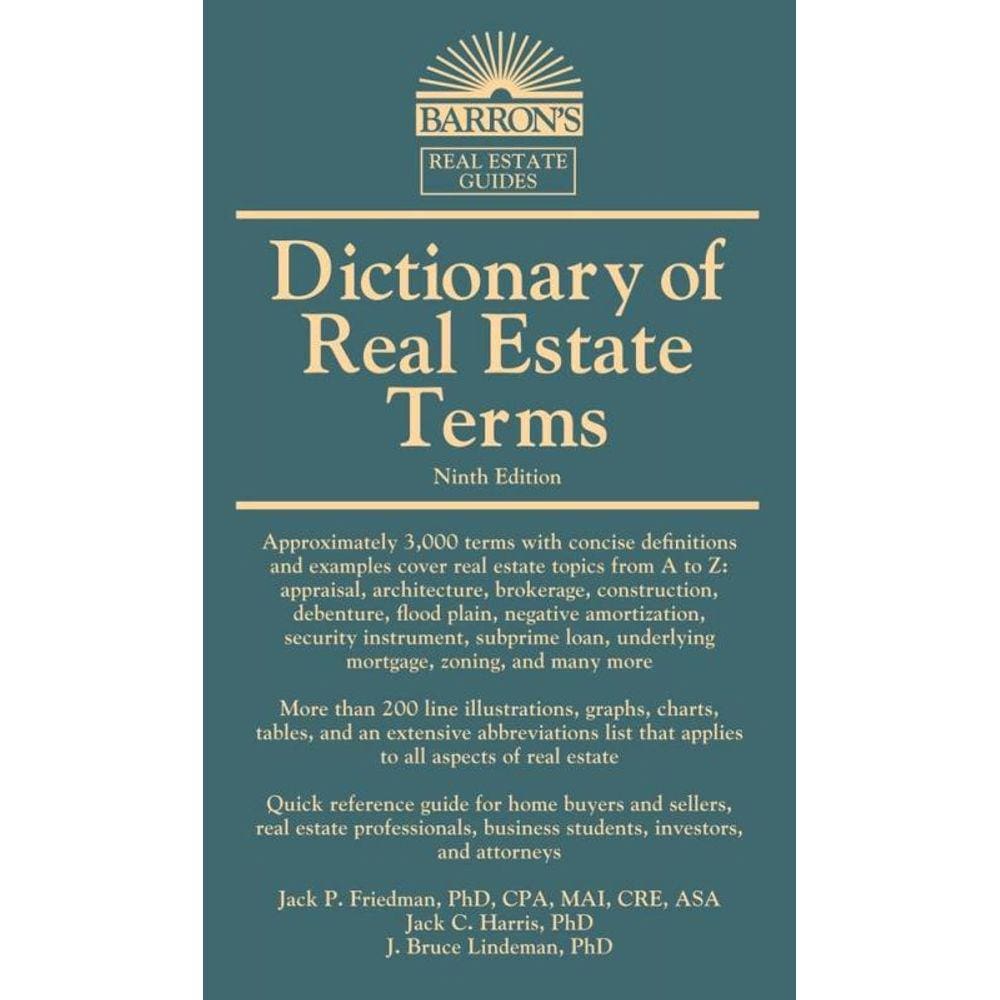 Dictionary Of Real Estate Terms