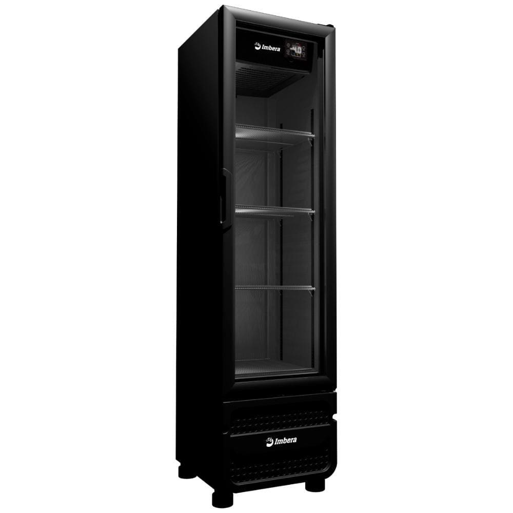 Cervejeira Expositora 229L Full Black Com LED Porta de Vidro - Imbera