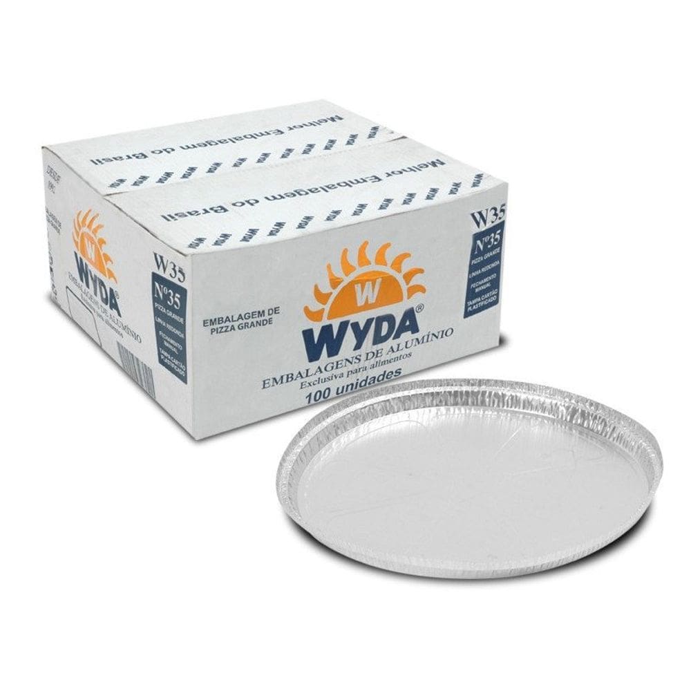 Embalagem Pizza Sem Tampa 100 Unidades - Wyda