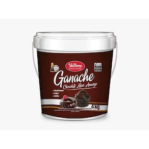 Ganache Chocolate Meio Amargo 4kg - Vabene