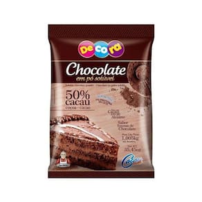 Chocolate Em Pó Solúvel 50% 1,05kg - Cacau Foods