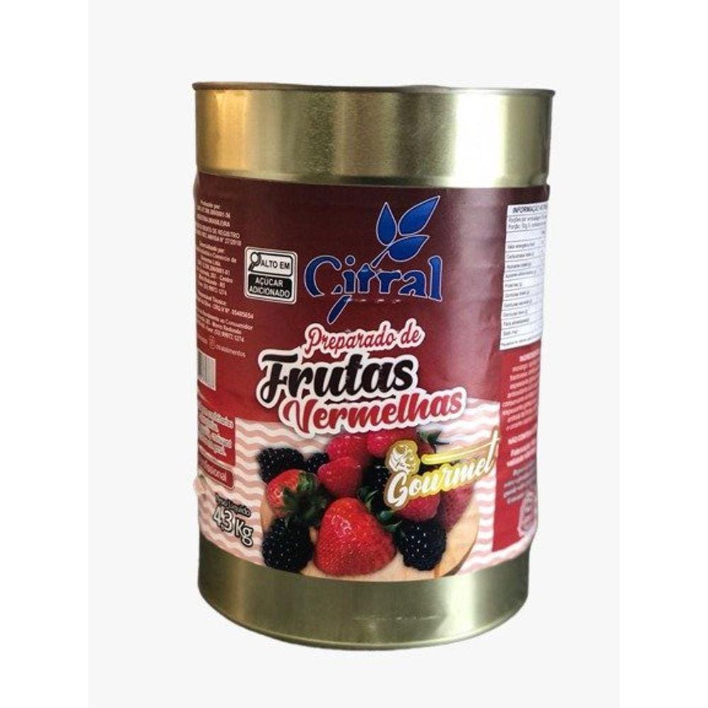Polpa De Frutas Vermelhas 4,3kg - Citral