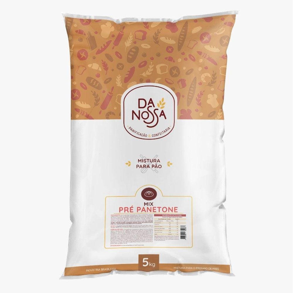Mix Pre Panetone 5kg -  Da Nossa