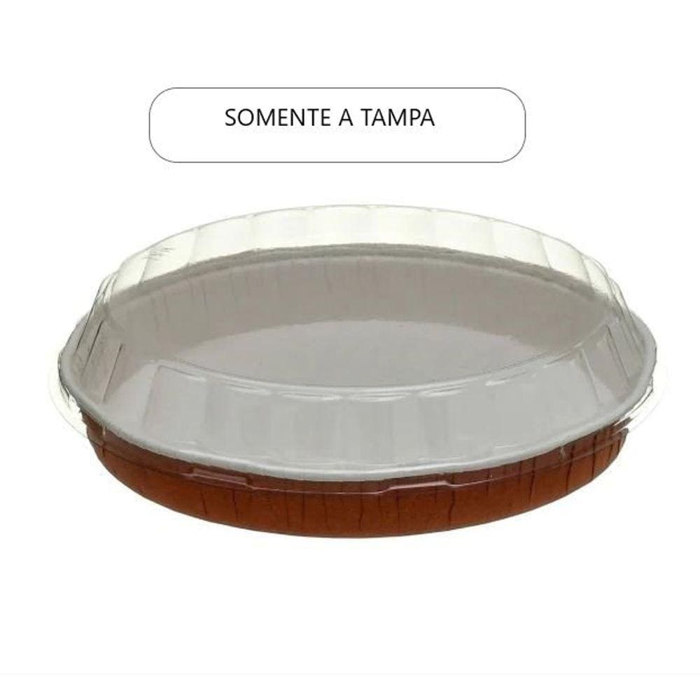 Tampa Embalagem Italiana Optima Redonda 18cm Com 50 Unidades - Embrast