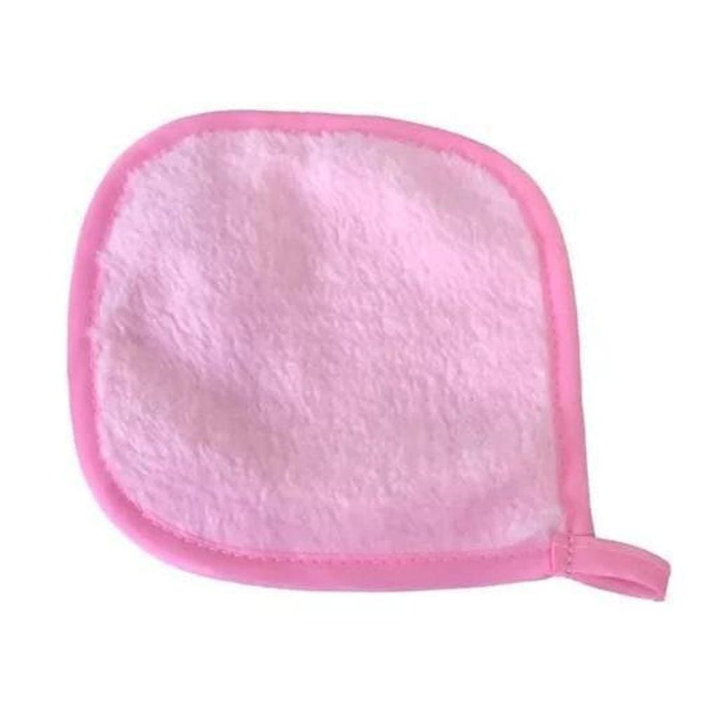 Wylimg Almofada Lavável Microfibra Removadora Maquiagem Rosa