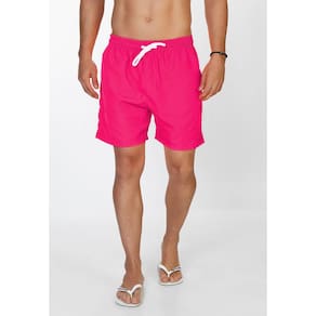 Short Praia Tactel Bermuda Pink Praia e Piscina Liso