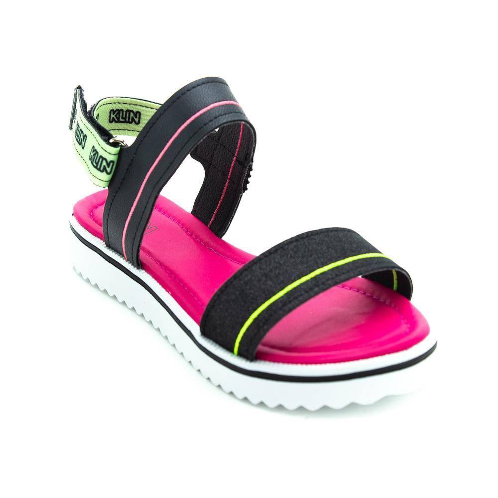 Sandália Infantil Menina Klin Lola 420027000 - Preto e Verde