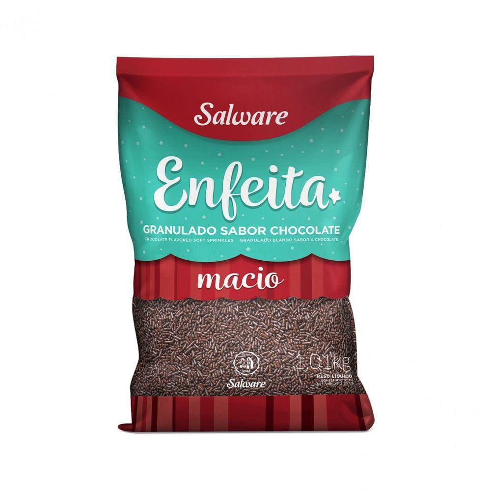 Chocolate Granulado Macio 1,01kg - Salware