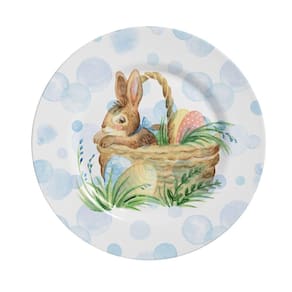 Conjunto com 6 Pratos de Sobremesa Color Rabbits Ø21cm