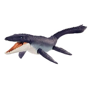 Boneco de ação de dinossauro Mosasaurus Jurassic World Dominion Ocean Protector de 2,5 kg de plástico reciclado, juntas móveis, presente de brinquedo
