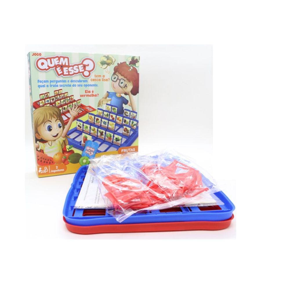 Jogo da Memória Infantil Quem é Esse Frutas - Shiny Toys