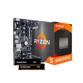 Kit Upgrade Amd Ryzen 5 5600G, Placa Mae A320m, 32Gb Ddr4, Neologic - Nli84630