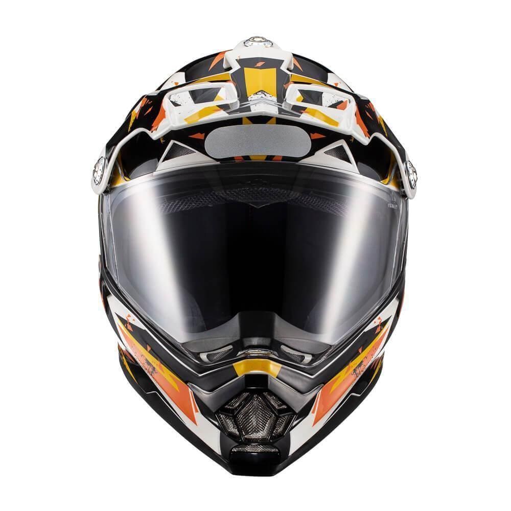 Capacete Texx Cross Carcara Grow Laranja 58 [f016]