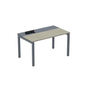 Mesa Plataforma para Coworking 160x792 Psc160 Nogueira Casablanca/Grafito