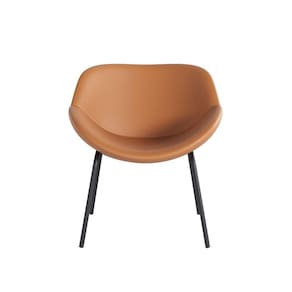 Poltrona Oslo Estofada Quatro Patas em Ferro Terracota
