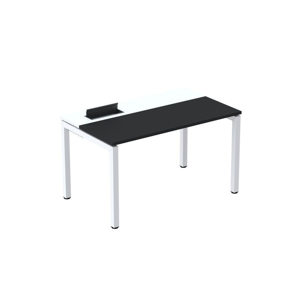 Mesa Plataforma para Coworking 120x792 Psc120 Preto/Branco