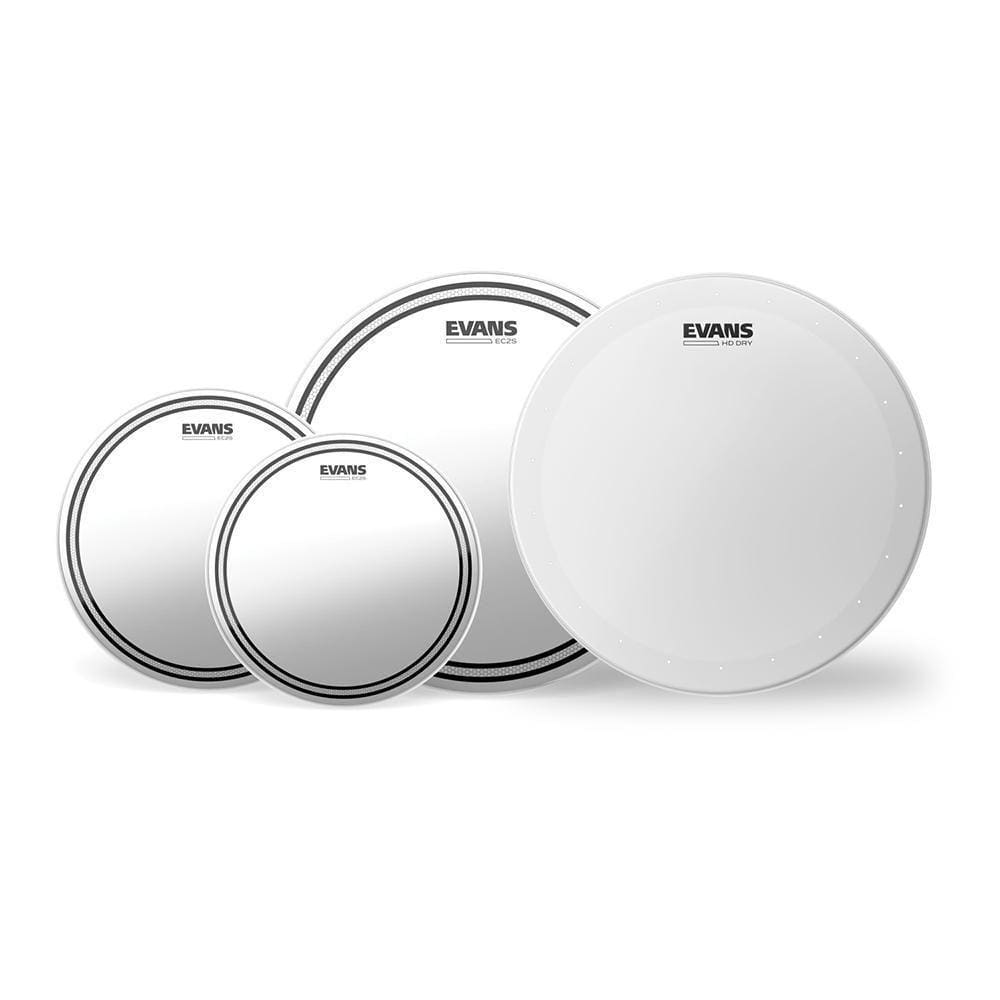 Kit Peles Fusion Ec2s Transparente + Hd Dry Porosa 14\` Evans [f035]