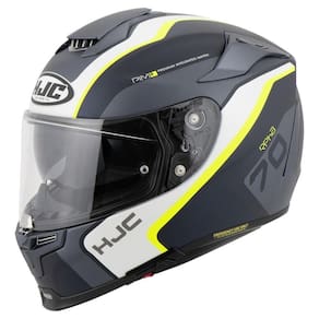 Capacete Hjc Rpha 70 Kroon Preto Branco E Verde 56 [f016]