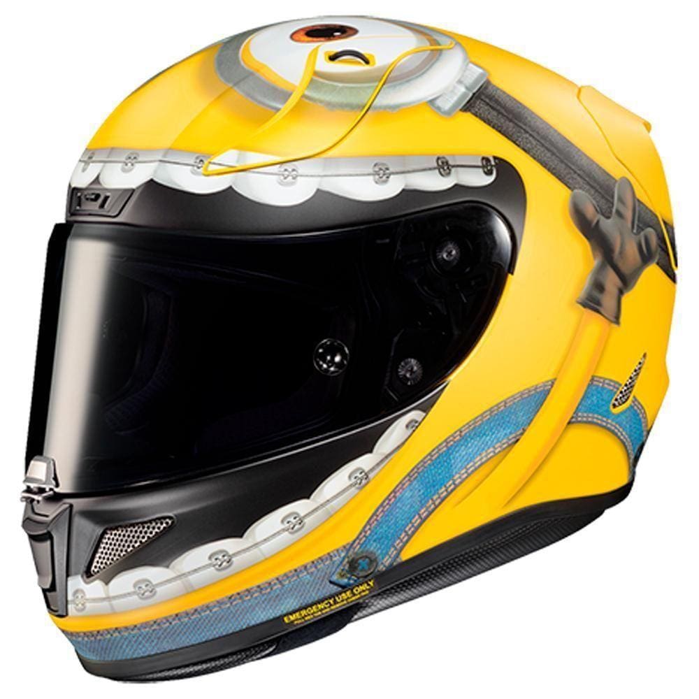 Capacete Hjc Rpha 11 Minions Otto Amarelo 56 [f016]
