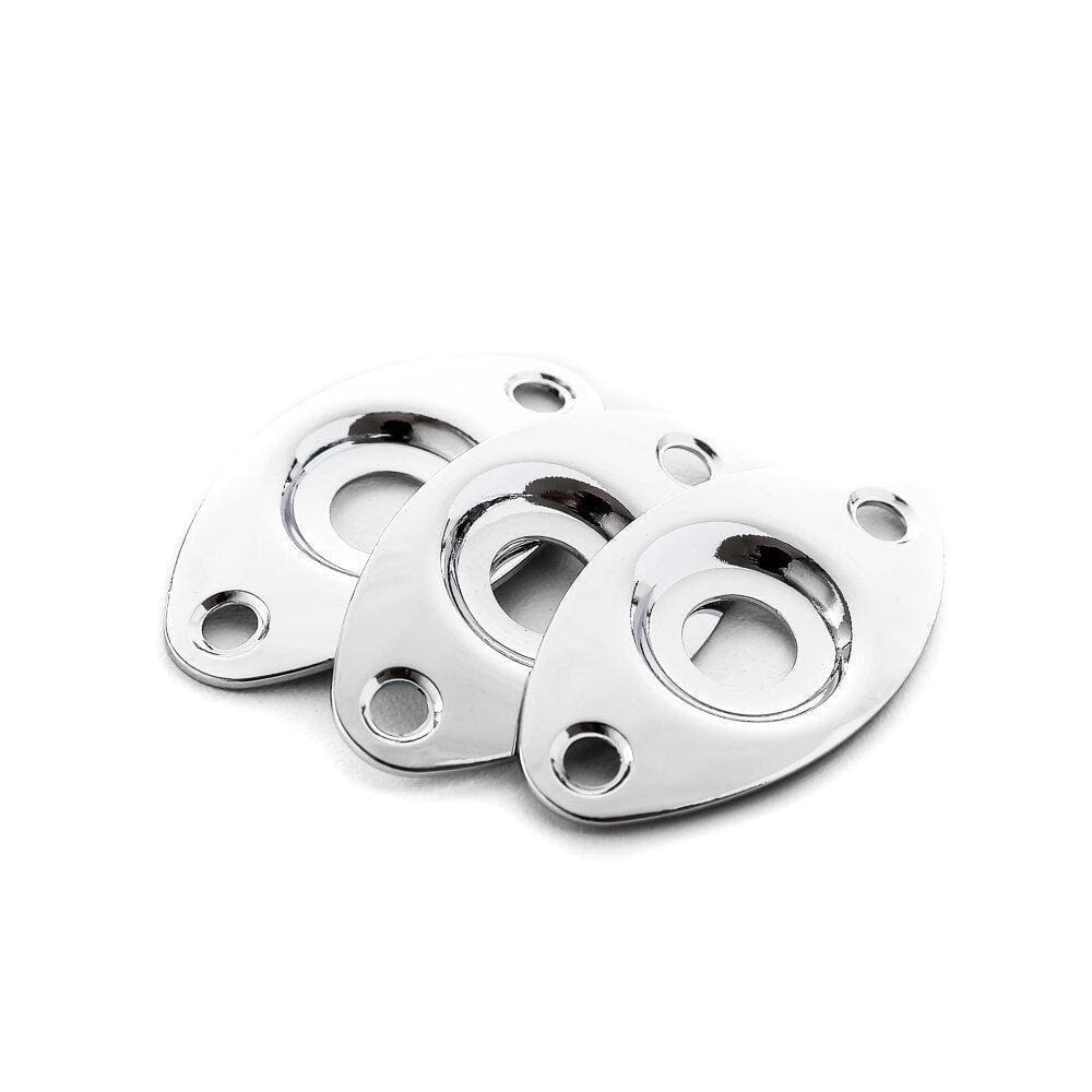 Suporte Para Jack Conexão Cromado (3 Unidades) Spirit Cjc-cr [f035]