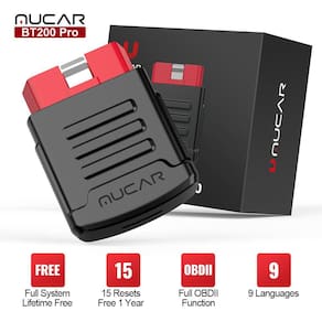 Sistema completo do scanner MUCAR BT200Pro OBD2