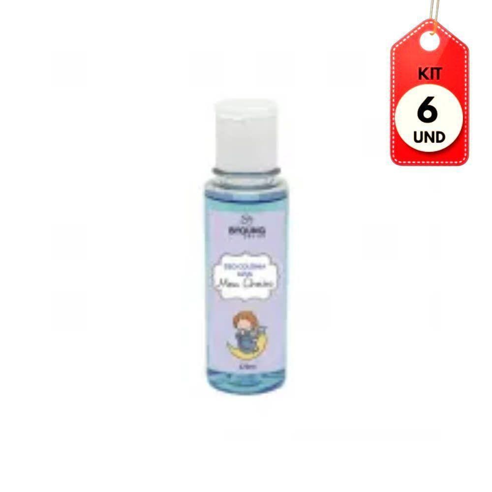 Kit C/06 Byoung Meu Cheirinho Colônia Infantil Azul 120ml