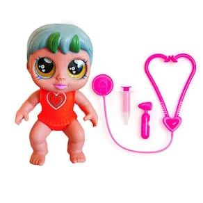 Boneca Joyane Doutora Médica Bebezinha Pequena C/ Acessórios