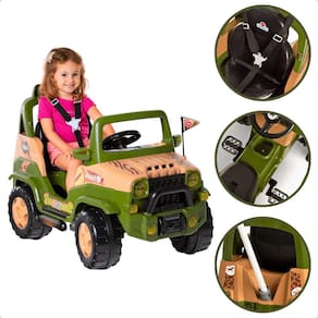 Carrinho Bebe Infantil Quadriciclo infantil a pedal Savana Calesita