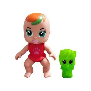 Boneca Bebe Bebezinha Baby Com Unicórnio Pequena Infantil Vinil