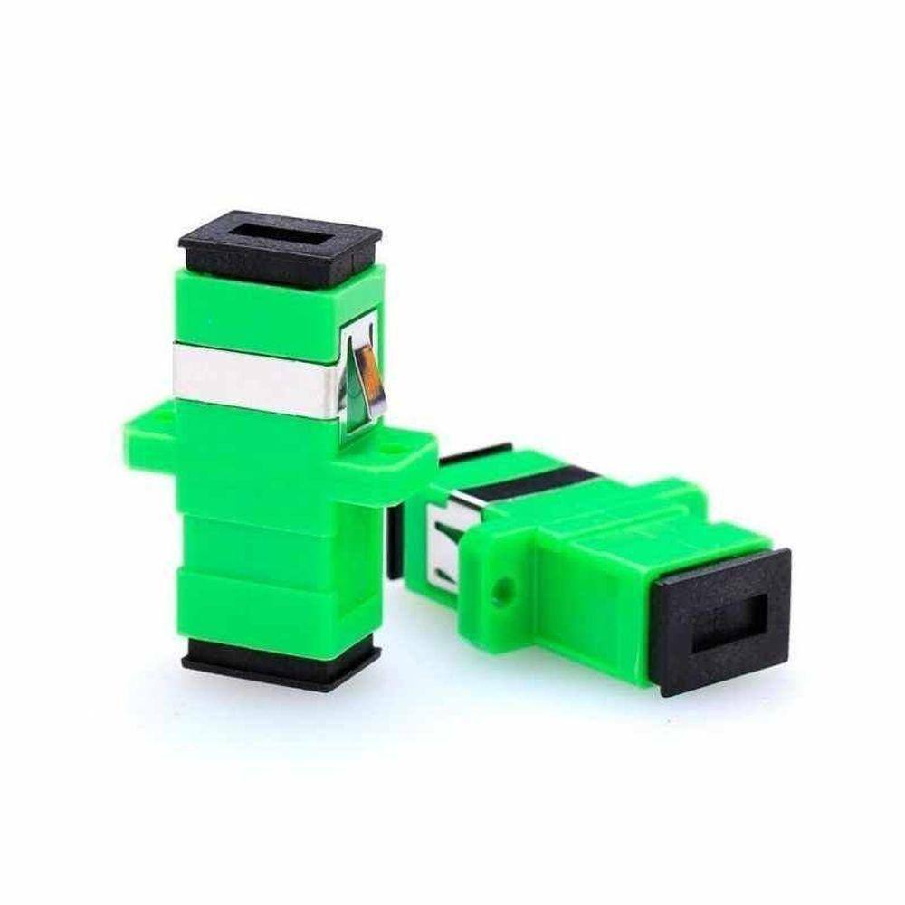 Adaptador fibra optica lc apc simplex sc apc single | Pontofrio