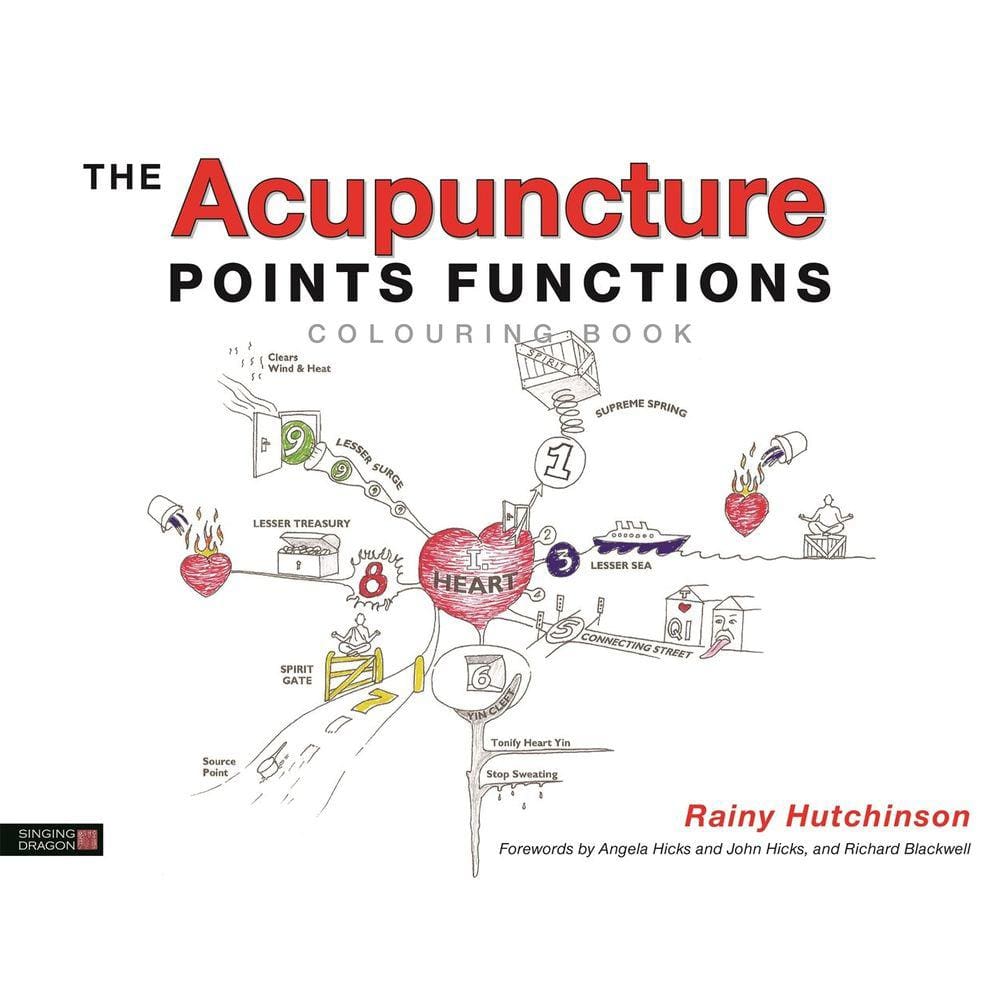 Livro para colorir Singing Dragon The Acupunture Points Function