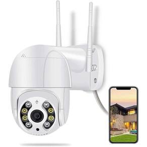 Câmera Ip Icsee Prova D`Água Infravermelho Externa, Wifi Hd