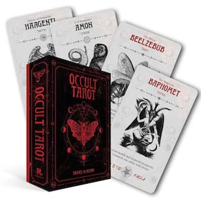 Cartas de tarô Tarô oculto 78 cartas com guia de 112 páginas