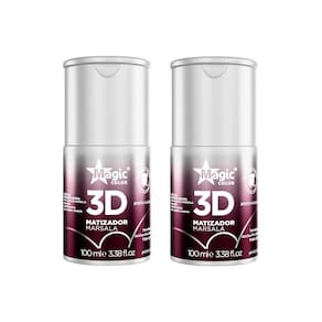 Matizador Gloss Magic Color 100Ml 3D Marsala - Kit Com 2Un